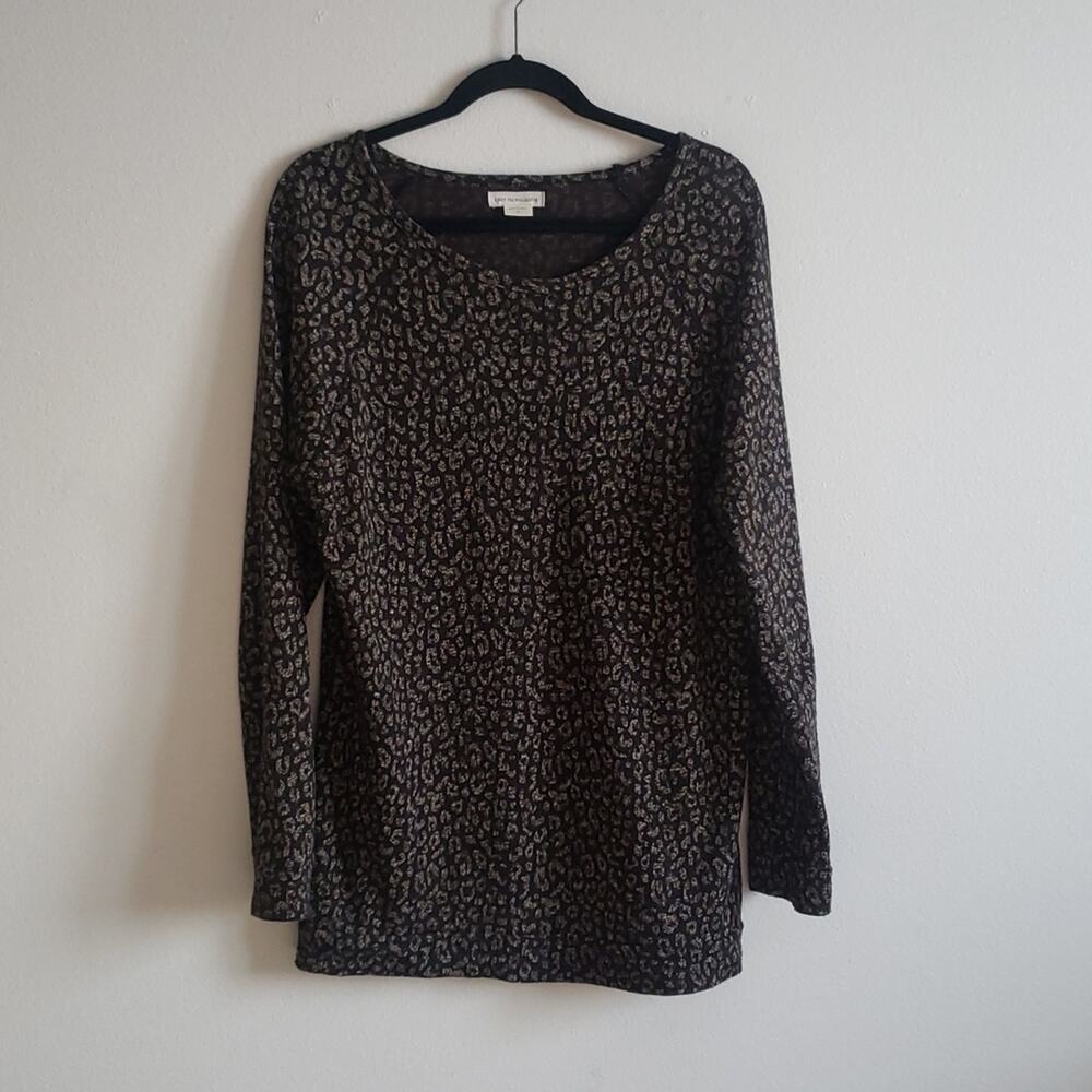 Obey Echo Mountain Leopard Print Lightweight Swea… - image 7